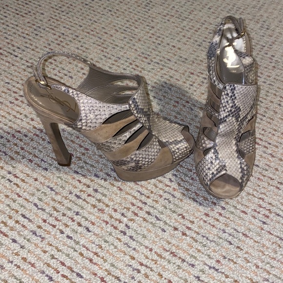 YSL Snakeskin and Suede booties size 40 - Picture 6 of 15